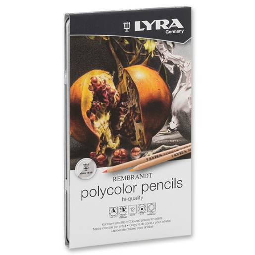 Notesbog apparat Regulering Farveblyanter Rembrandt Polycolor - Lyra. Stift Ø 4mm. Ø 8mm. -  Sløjd-Detaljer