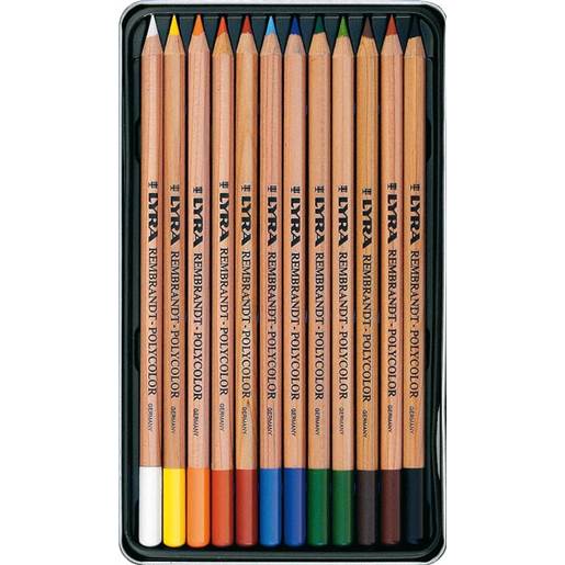 Notesbog apparat Regulering Farveblyanter Rembrandt Polycolor - Lyra. Stift Ø 4mm. Ø 8mm. -  Sløjd-Detaljer