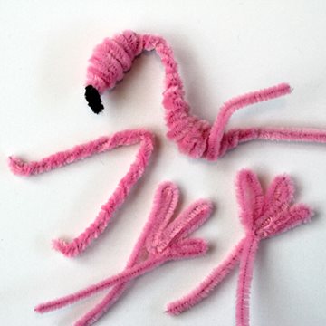 Flamingo vinger, mave og ben