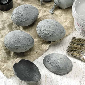 Tynde æg af beton